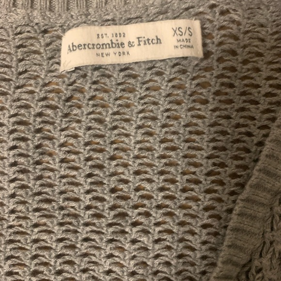 Abercrombie & Fitch Waterfall Knit Cardigan - Picture 5 of 5